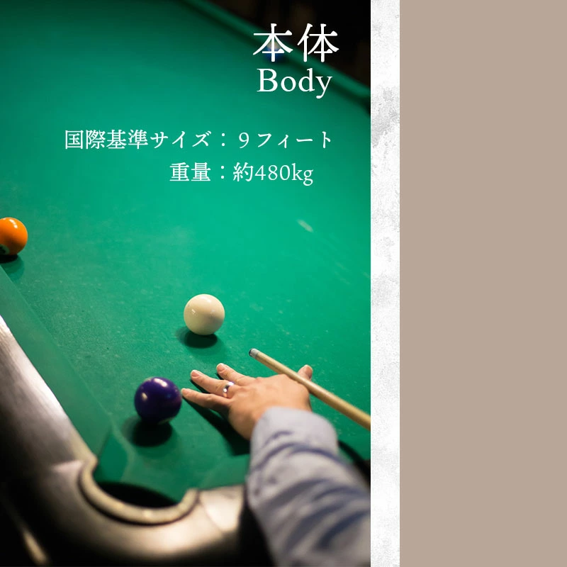 ビリヤード台（スタイリッシュ）9FT W x ブルー | ST-Billiards
