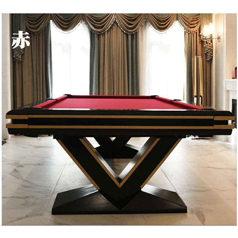 ビリヤード台（V型モダン）9FT レッド | ST-Billiards