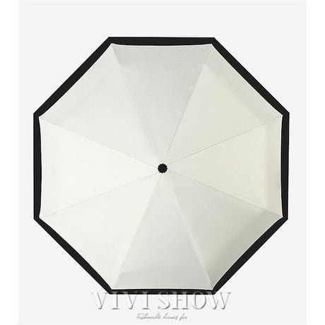 100％完全遮光 自動開閉 日傘/雨傘/晴雨兼用傘 ブラックコーティング ダンガリー風 折りたたみ傘