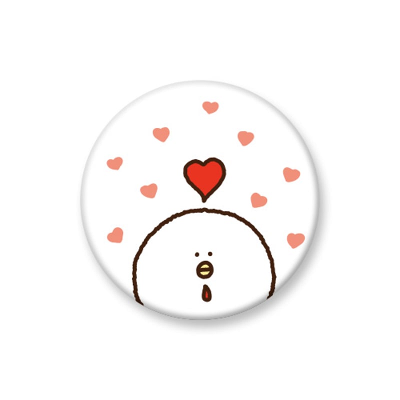 ただのとり 缶バッジ | ちくわマーケット