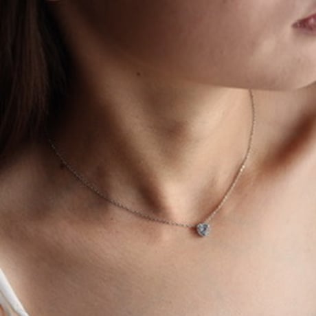 heart Heirō silver necklace