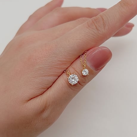 petit diamond necklace