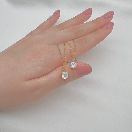 diamond stone necklace