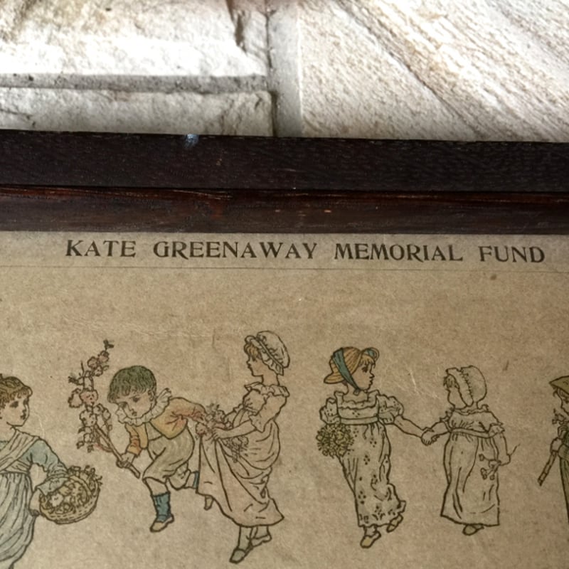 【保証書付】 Greenaway Kate Framed Print ケイト・グリーナウェイ挿絵 - 洋書、外国語絵本