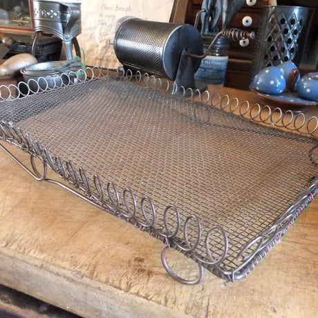 イギリス アンティーク ワイヤー ケーキクーリングラック イギリス アンティーク ワイヤー ケーキクーリングラック