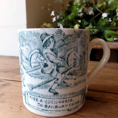 Mug Cup "Ride a cockhorse to Banbury Cross" - イギリス童謡モチーフのマグカップ -