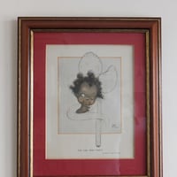 Framed Kate Greenaway Print - ケイト・グリーナウェイ挿絵