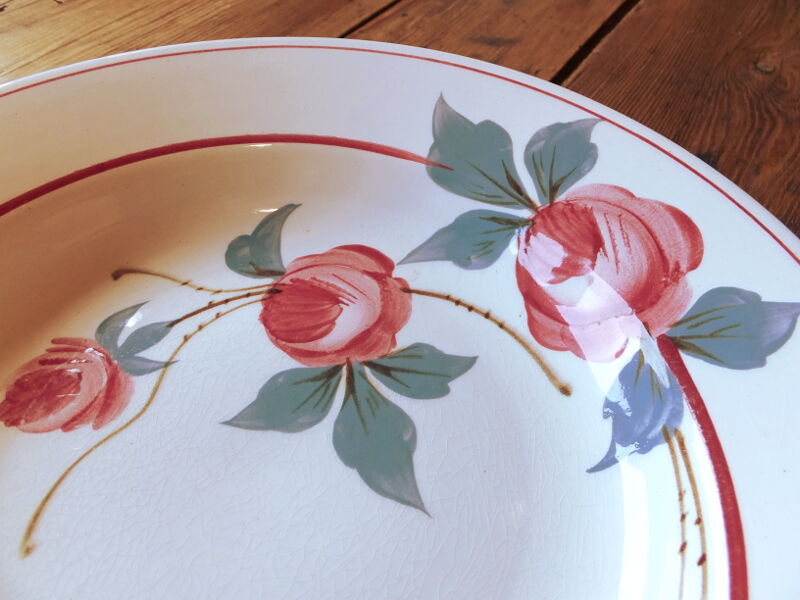 French Ceranord St.Amand Plate - フランスのプレート - |
