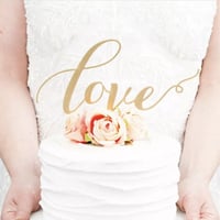 木製 ケーキトッパー LOVE ラブ 結婚記念日 結婚 結婚式 飾り 受付