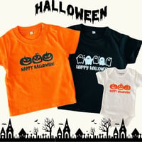 ＼ ハロウィン ／　半袖Tシャツ 衣装 子供 かぼちゃ お化け 仮装 Tシャツ