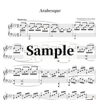 【楽譜026】（sheet music）Toshimitsu Koyama - Arabesque
