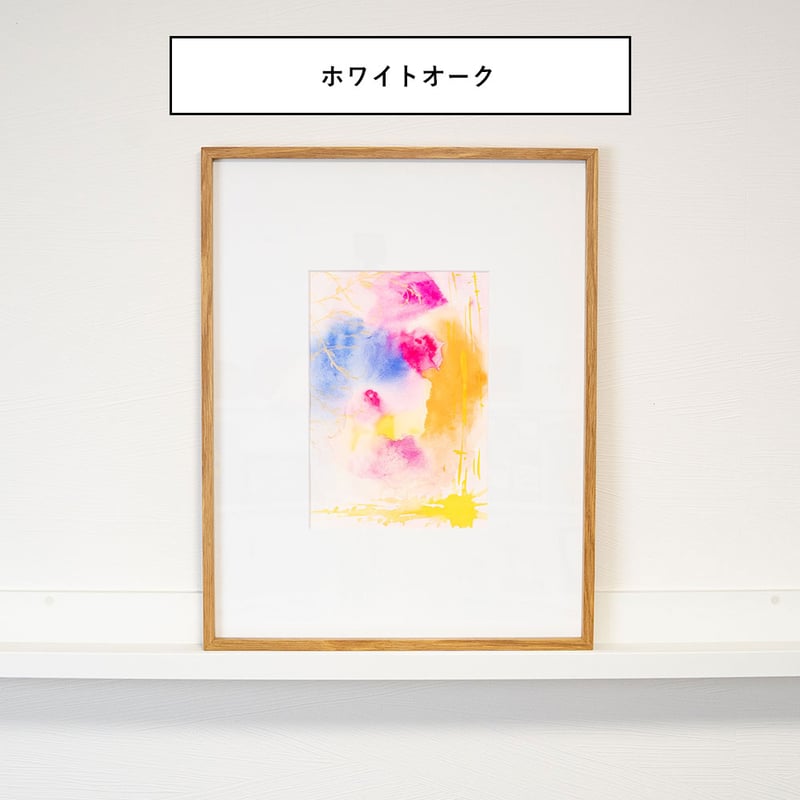 木製 アートフレーム A3サイズ、A4サイズの写真台紙の中から1枚選べ