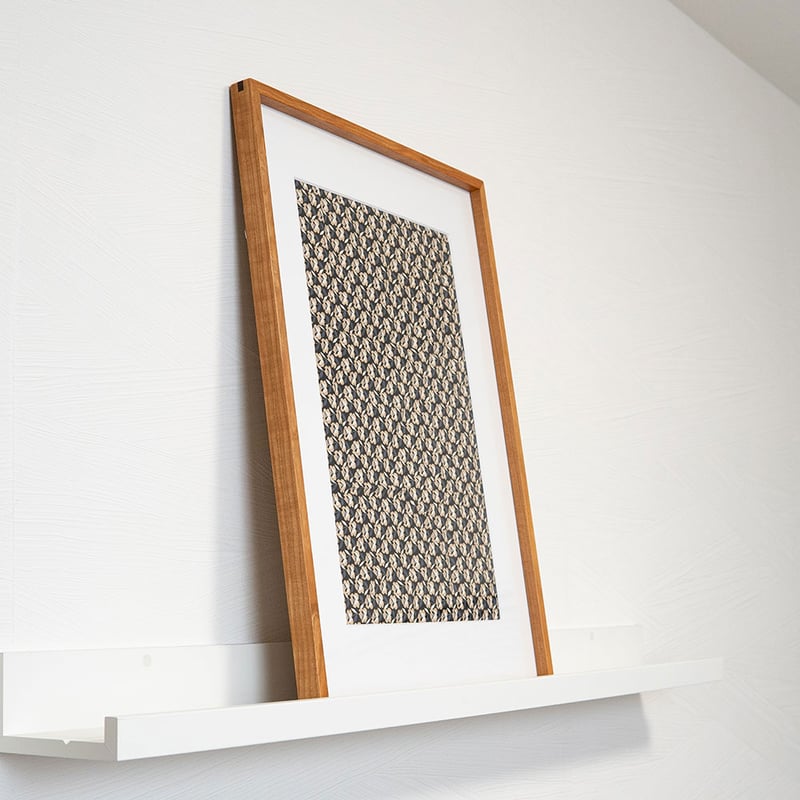 木製 アートフレーム A3サイズ、A4サイズの写真台紙の中から1枚選べ