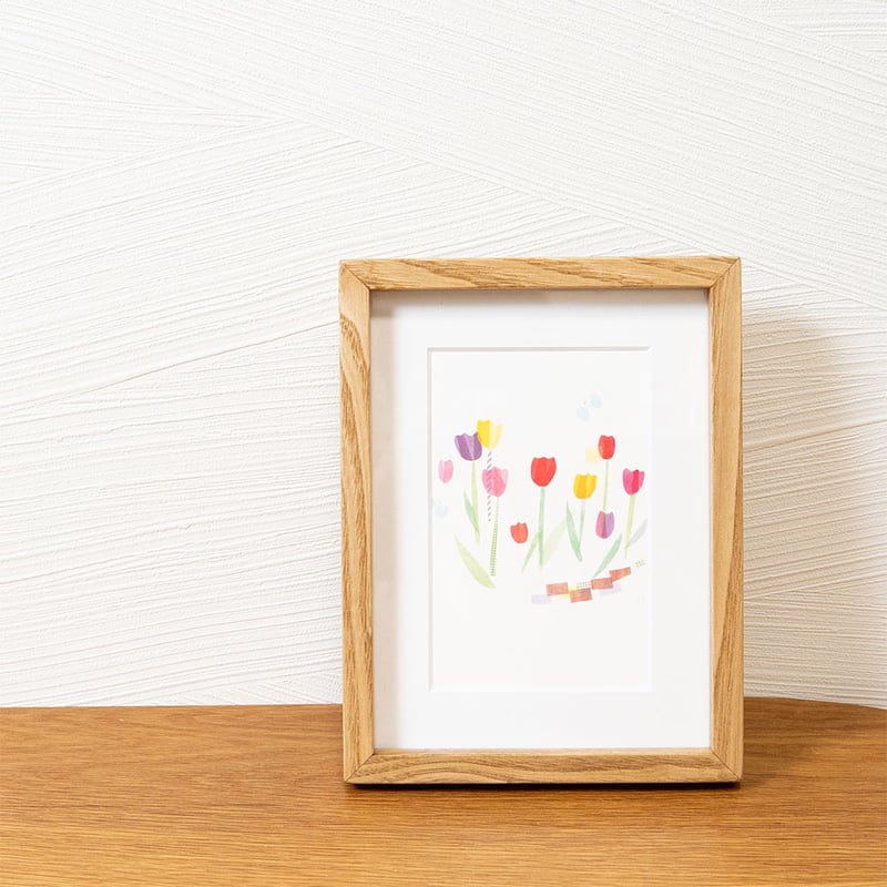 【縁起物】日本画 栗 額装 38×41cm 木製フレーム 壁掛け 絵画 秋 飾り 10年保証 掛け軸 ミニ掛け軸 和風 花鳥画 秋掛け 紅葉に小鳥 浮田秋水
