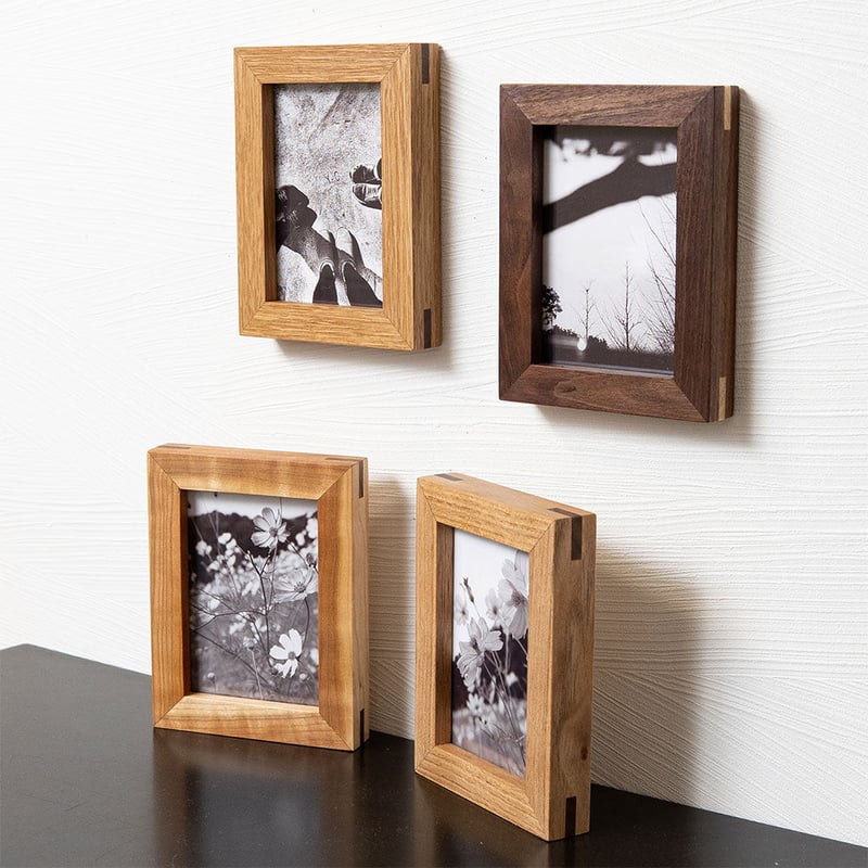フォトフレーム マグネット 自立 壁掛け 3ウェイ 鉄枠 サイド木枠 フォトフレーム マグネット 自立 壁掛け 3ウェイ 鉄枠 サイド木