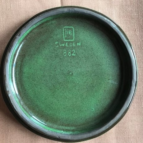 Jie Gantofta ジイガントフタ　スウェーデン　陶板　飾り皿　赤い実