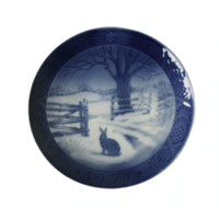 ROYAL COPENHAGEN ロイヤルコペンハーゲン　イヤープレート　クリスマスプレート 　１９７１年