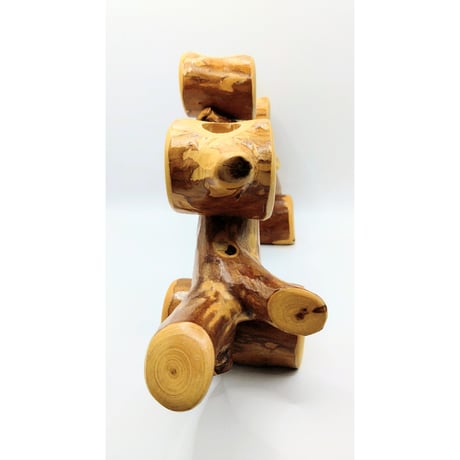 北欧　ヴィンテージ　キャンドルスタンド　作家もの　木工工芸　伝統工芸　ヘムスロイド