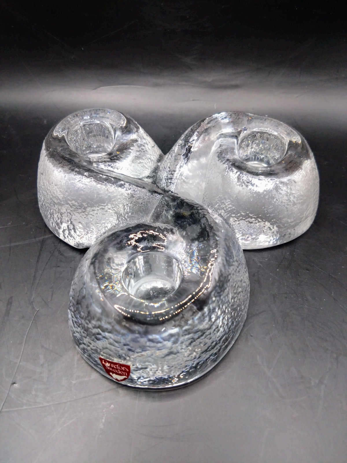 【専用箱】オレフォス キャンドルホルダー カルテット美品 Orrefors 専用箱】オレフォス キャンドルホルダー カルテット美品