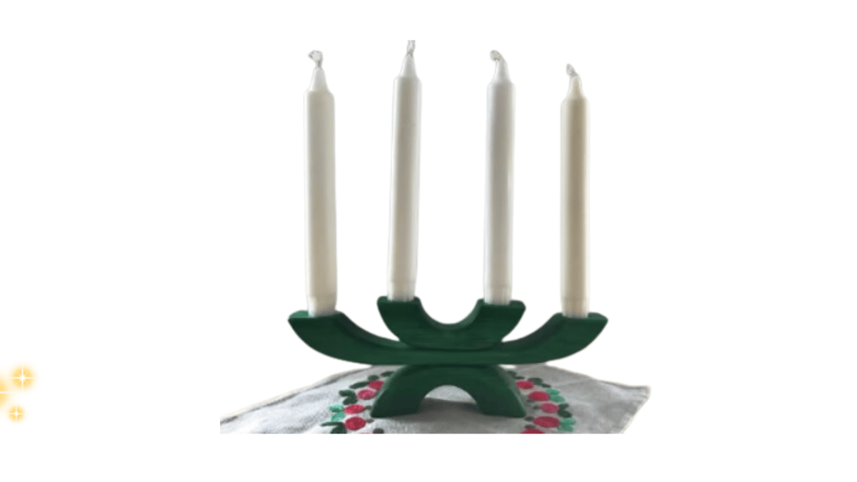 クリスマス　ヘムスロイド　スウェーデンキャンドルホルダー　キャンドルスタンド 北欧 ヴィンテージ クリスマス アドベント キャンドルホルダー