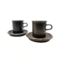 Arabia アラビア Ruska ルスカ　コーヒーカップ&ソーサー　Ulla Procope ウラ・プロコペ 二客セット