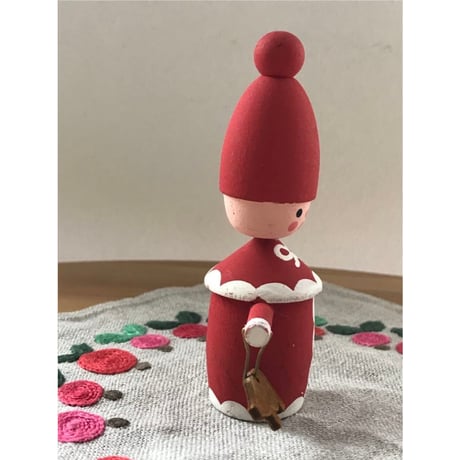 Bo Svensk Hemslojd ヘムスロイド　トムテ人形　四セット　シール付き