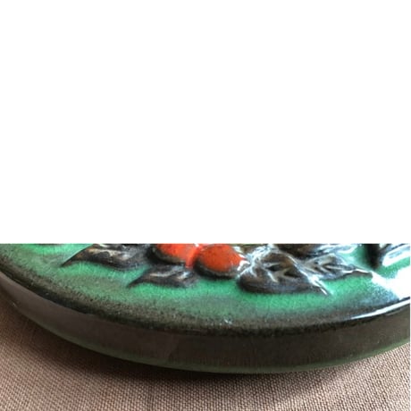 Jie Gantofta ジイガントフタ　スウェーデン　陶板　飾り皿　赤い実