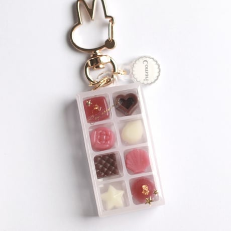636 / 長方形チョコボックスキーホルダー