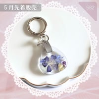 582 / Comarimadeぷっくりフラワーブルー系②