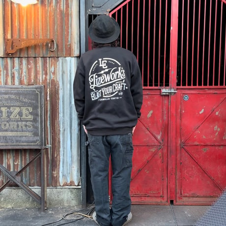 LxC CREWNECK SWEAT（BLACK）