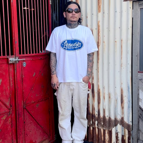 T-shirt B.Y.C (WHITE/BLUE)