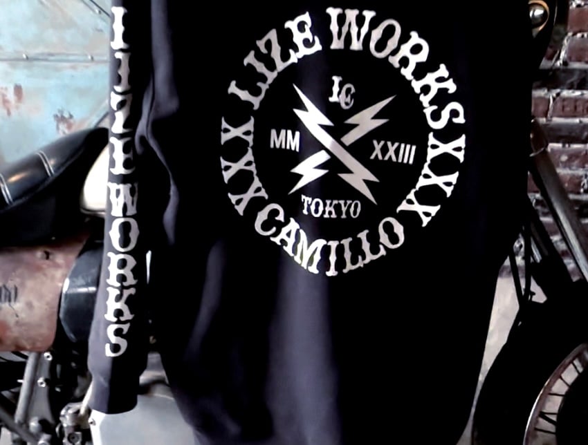 Y*e様 LIZEWORKS × CAMILLO パーカー Tシャツ ブラック LIZEWORKS x CAMILLO collaboration Tshirt【BLACK】