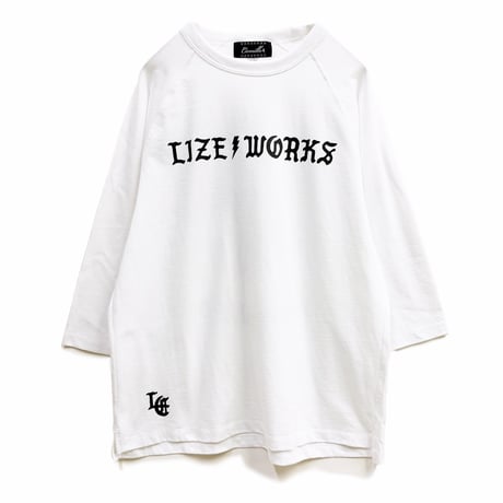 LxC SNAKE RAGLAN (WHITE)