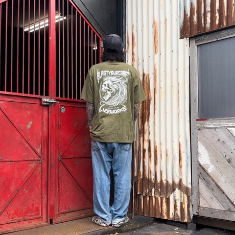 LxC B.Y.C SKULLＴshirt (GREEN)