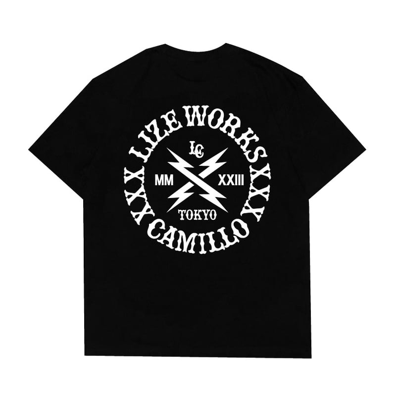 LIZEWORKS x CAMILLO collaboration Tshirt【BLACK】