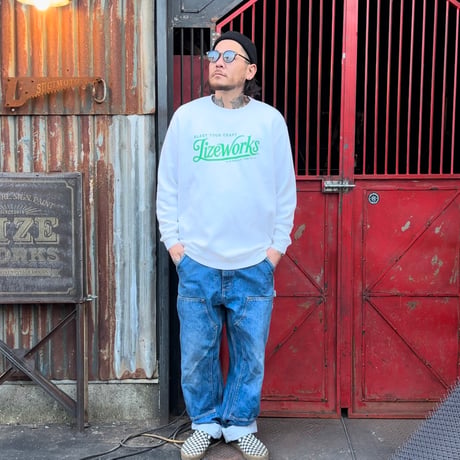 LxC CREWNECK SWEAT（WHITE）