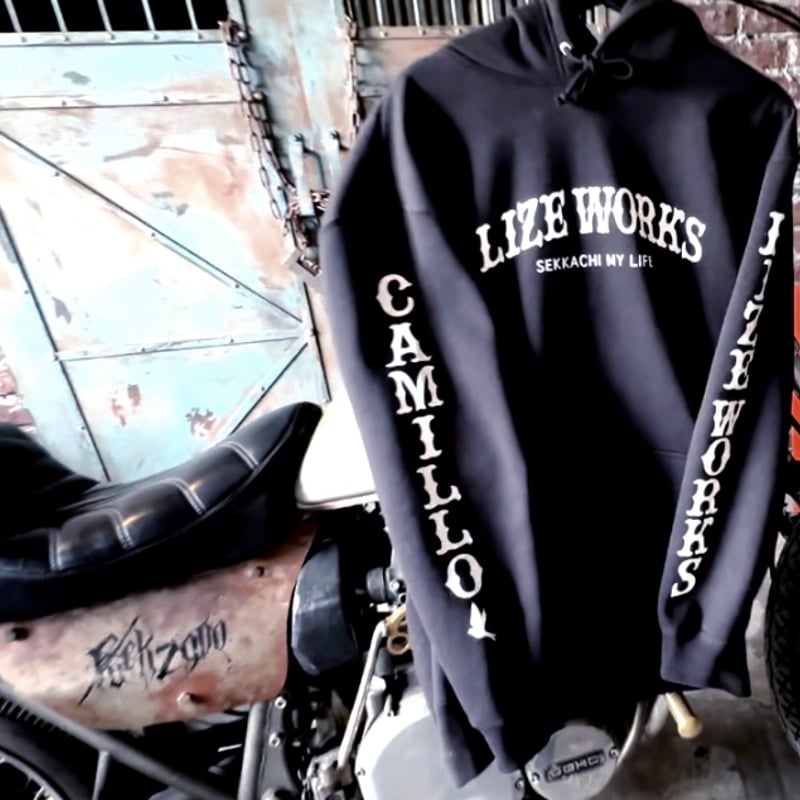 Y*e様 LIZEWORKS × CAMILLO パーカー Tシャツ ブラック LIZEWORKS x CAMILLO collaboration Tshirt【BLACK】