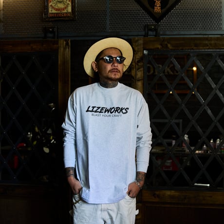 LIZEWORKS R.B.Y.D LONG SLEEVE (gray）