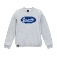 B.Y.C CREWNECK SWEAT(GRAY/BLUE)