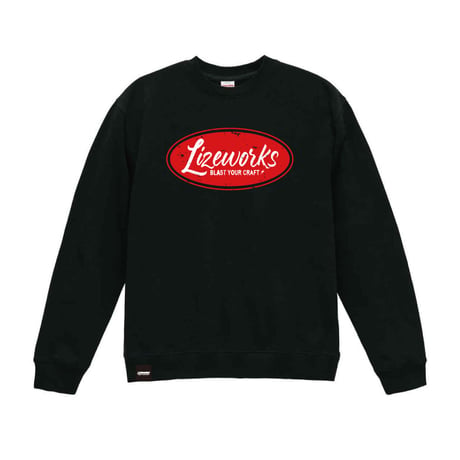 B.Y.C CREWNECK SWEAT(BLACK/RED)
