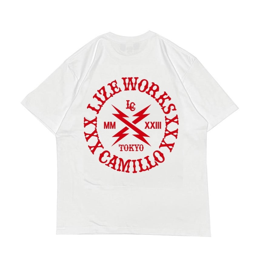 LIZEWORKS x CAMILLO collaboration Tshirt【WHITE/