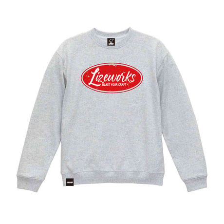 B.Y.C CREWNECK SWEAT(GRAY/RED)