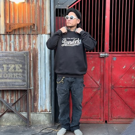LxC CREWNECK SWEAT（BLACK）