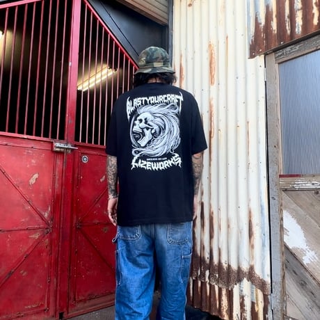 LxC B.Y.C SKULLＴshirt【BLACK/WHITE】