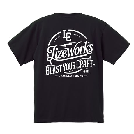LxC T-shirt COLLEGE（BLACK）