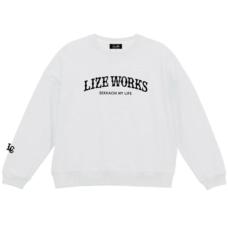 LxC CIRCLE LOGO SWEAT(WHITE)