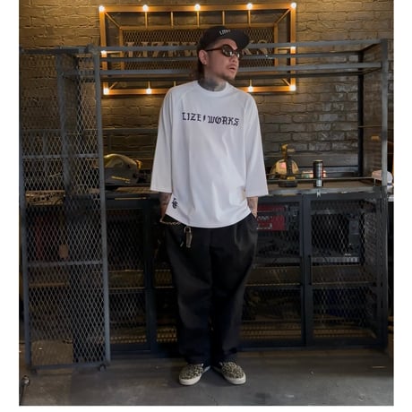LxC SNAKE RAGLAN (WHITE)