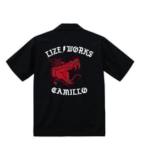 Y*e様 LIZEWORKS × CAMILLO パーカー Tシャツ ブラック LIZEWORKS x CAMILLO collaboration Tshirt【BLACK】