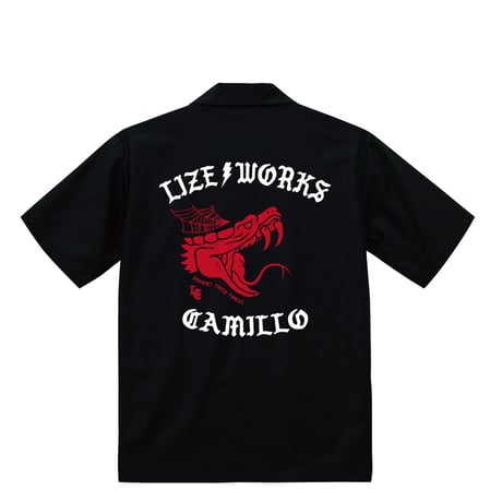 LxC SNAKE WORK SHIRT (BLACK)