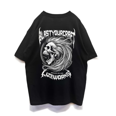 LxC B.Y.C SKULLＴshirt【BLACK/WHITE】